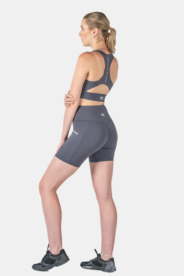 STING Aurora Envy Sports Bike Shorts Charcoal Grey